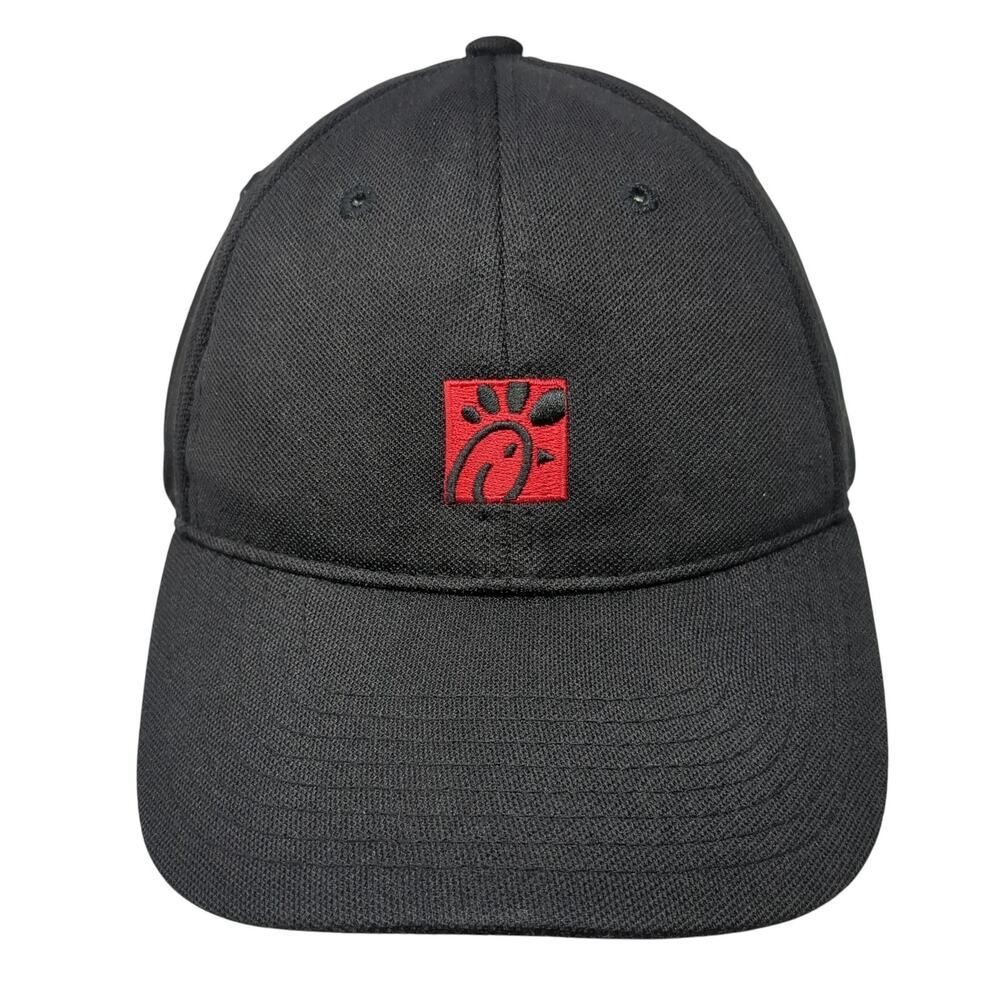 Team Style Oobe Slideback Baseball Cap Black One Size Embroidered Chick-Fil-A